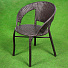 Мебель садовая стол, 57.5х55 см, 2 кресла, подушка, T2022-7057 - фото 12