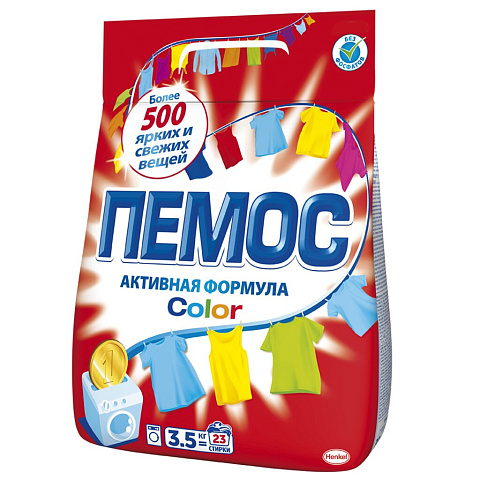Стиральный порошок автомат Пемос Color, 3500 г