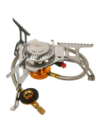 Плита газовая портативная, 1 конфорка, для резьбовых баллонов, пьезо, T2022-7087