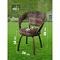 Мебель садовая Green Days, коричневая, стол, 55х55х60 см, 4 стула, 150 кг, HYB2122 - фото 15