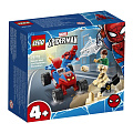 Конструктор Lego, Super Heroes, Бой Человека-Паука с Песочным Человеком, 3-5 лет, 45 деталей, 76172