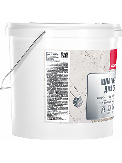Шпатлевка Neomid, для плит OSB, готовая, для внутренних и наружных работ, 7 кг