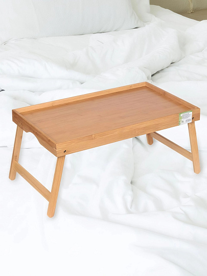 Столик для завтрака бамбук, 50х30х4 см, прямоугольный, G11-M047-1