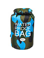 Гермомешок 10 л, 50х30 см, в ассортименте, с плечевым ремнем, T2023-039