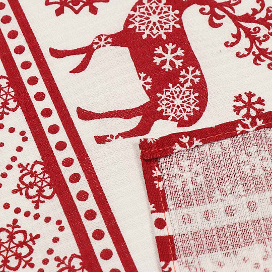 Полотенце кухонное вафельное, 40х50 см, 100% хлопок, Winterland, Тироль, Россия, 670927