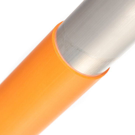 Лопата для снега пластик, с алюминиевой планкой, 850х355х1300 мм, черенок алюминиевый, Fiskars, SnowXpert, 1026793