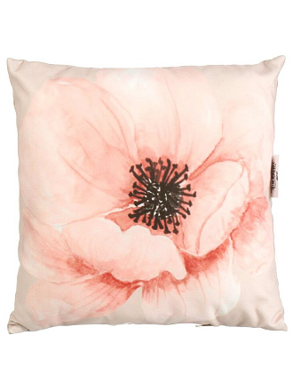 Подушка декоративная, 40х40 см, Цветок, 100% полиэстер