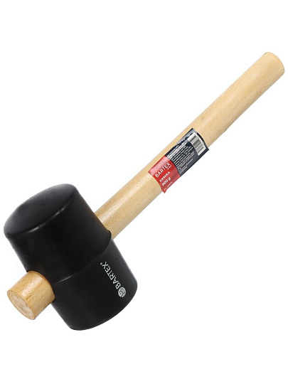 Киянка 900 г, резина, рукоятка дерево, Bartex, Евро, B047/900