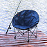 Кресло складное 82х85х72 см, Гриб, синее, полиэстер 600D, с сумкой-чехлом, 100 кг, Green Days - фото 9