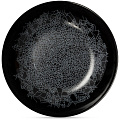 Тарелка суповая, стекло, 20 см, круглая, Zoe black, Luminarc, V0119