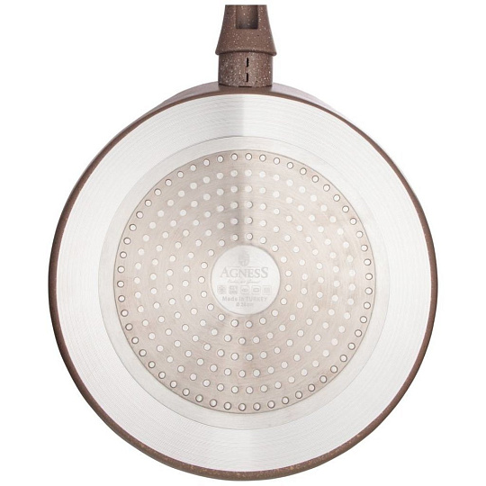 Сковорода блинная Agness премиум &quot;экселент&quot; 22 см, инд дно, 3-слойн покр granit, pfoa free, 936-528