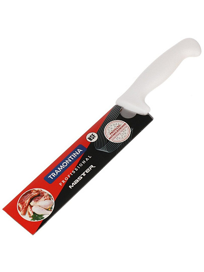 Нож Tramontina, Professional Master, для мяса, нержавеющая сталь, 20 см, рукоятка пластик, 24609/088-TR