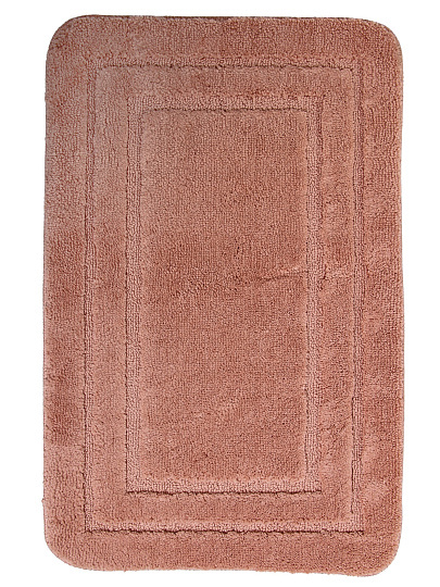 Набор ковриков для ванной и туалета, 2 шт, 0.5х0.8, 0.4х0.5 м, полиэстер, розовый, Silvano, Контур, Y4-11490