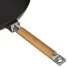 Сковорода чугун, 28 см, Гардарика, 0128, черная, съемная ручка, с деревянной ручкой, индукция - фото 7