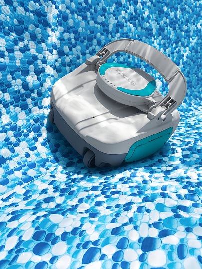 Робот-пылесос для бассейна 58864, аккумуляторный, шнур для зарядки, комплект для извлечения, для бассейнов с ровным дном (общая полощадь 18 м.кв), Bestway, AquaTronix G100