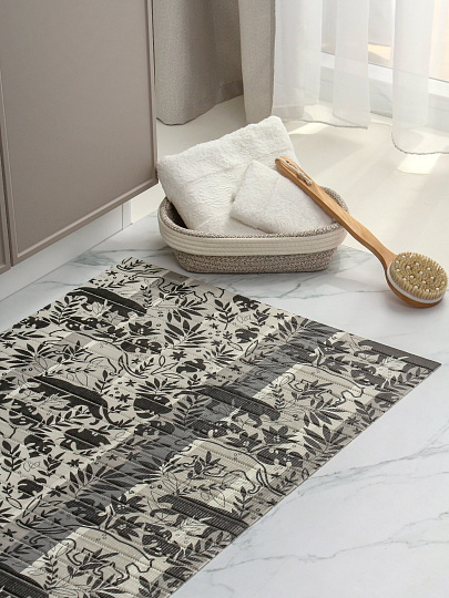 Коврик для ванной, антискользящий, 0.65х15 м, вспененный ПВХ, Вилина, Виктория, 302G
