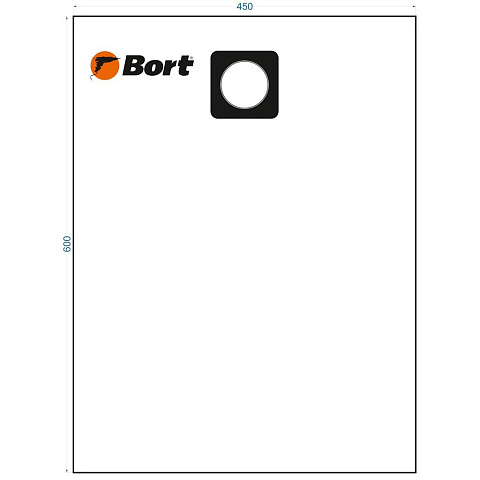 Комплект мешков пылесборных для пылесоса BORT BB-09U, 93411454