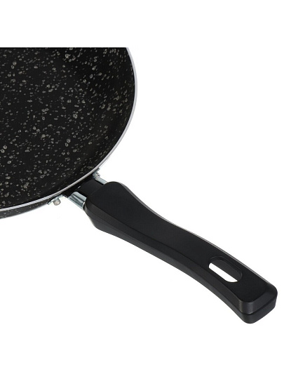 Сковорода алюминий, 24 см, антипригарное покрытие, Vari, HouseLoft, черный гранит, HL14324