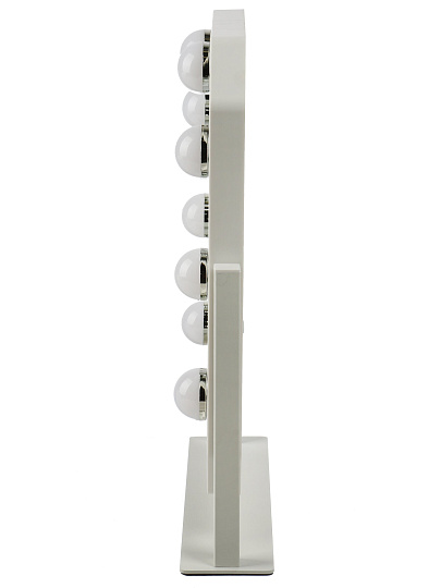 Зеркало настольное, 30х25 см, с подсветкой-лампочки, Y4-11342