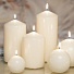 Свеча декоративная, 10х5 см, колонна, Bartek Candles, Бежевая - фото 2