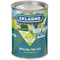 Эмаль Skladno, ПФ-115, алкидная, глянцевая, желтая, 0.8 кг