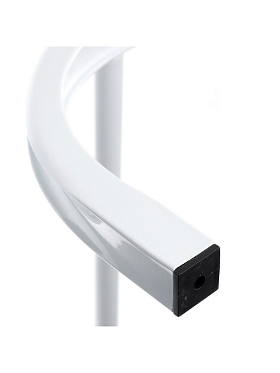 Вешалка напольная 110х40х150 см, Aqwin, металл, полка для обуви, 15 кг, Элит, VPF61, белая