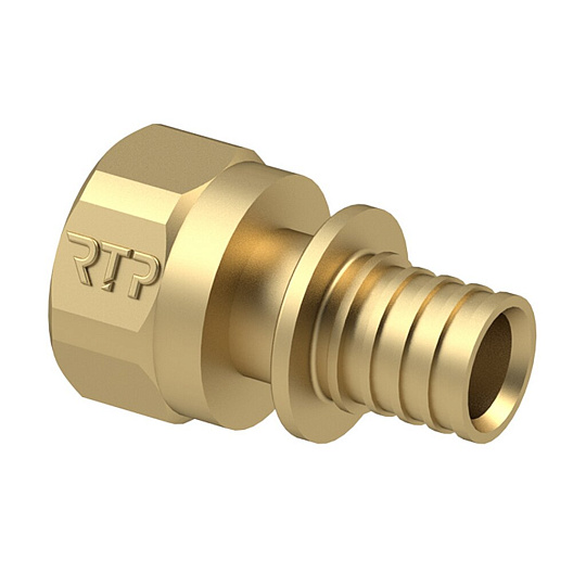 Муфта d16х3/4&quot;, латунь, внутренняя резьба, РосТурПласт