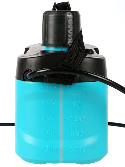 Опрыскиватель садовый аккумуляторный, Kalipso, 5 л, Li-ion, 2.5 А.ч, 3.7 В, пластик, KF-5C-1, синий