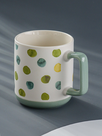 Кружка фарфор, 370 мл, Грин лайф, Millimi, 806-200, в ассортименте