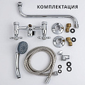 Смеситель для ванны, Aqwin, с кран-буксой, хром, A2371 - фото 4