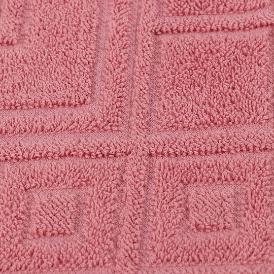 Полотенце банное 50х90 см, 100% хлопок, 450 г/м2, жаккард, Ромбы 4444, Авангард, жимолость, 171, Россия