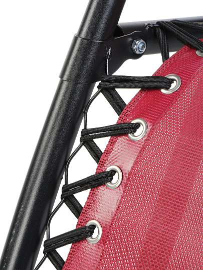 Шезлонг пляжный склад, мет-л, 175х67х110 см, 120 кг, бордо