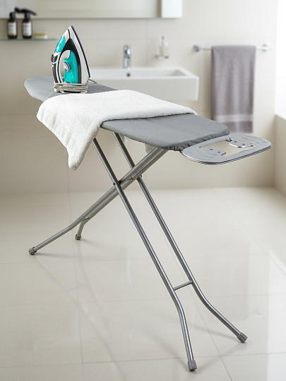 Доска гладильная 111х30 см, Генри, подставка для утюга, Dogrular, серая