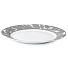 Тарелка обеденная, фарфор, 25 см, круглая, Frozen Pattern, Fioretta, TDP590 - фото 2