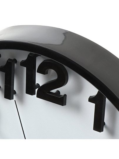 Часы настенные, 30 см, круглые, пластик, стекло, Y6-6063