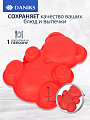 Форма для запекания силикон, 16.5х20 см, фигурная, красная, Daniks, Медведь, Y3-1314 - фото 2