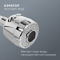 Смеситель для кухни, Aqwin, гибкий излив, с картриджем, хром, A58211 - фото 2