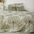 Постельное белье евро, простыня 220х240 см, 2 наволочки 70х70 см, пододеяльник 200х220 см, Ночь нежна, поплин, Мечта 70518-1+70519-1