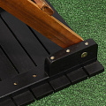 Мебель садовая Green Days, Дуэт Wood, черная, стол, 60х60х74 см, 2 стула, 120 кг, BS-DT01 - фото 5