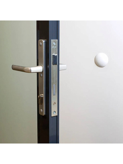 Ограничитель Аллюр, PB-01, дверной, демпфер, белый, 10 225