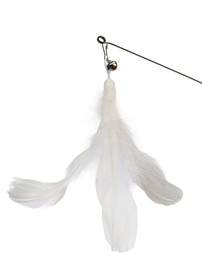 Игрушка для кошек, дразнилка, с присоской, интерактивная, Рыжий кот