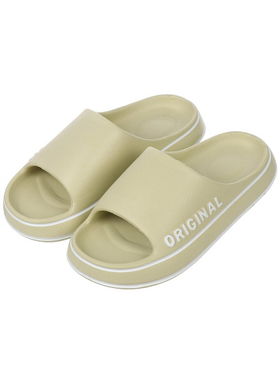 Тапки для женщин, оливковые, р. 36-37, открытые, City, A210011