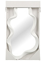 Зеркало декоративное настенное, 42.8х25 см, пластик, белое, Y4-11076 - фото 3