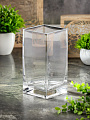 Ваза стекло, настольная, 24х9 см, Квадрат, Y6-10107/A060083 - фото 3