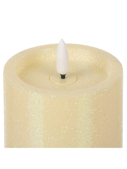 Свеча светодиодная 10х7.5 см, пластик, A330101