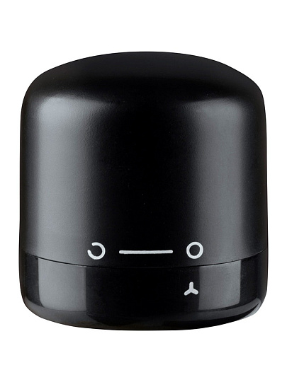 Пробка для вина, пластик, 3.9х4 см, черная, Mallony, Sommelier, 108291