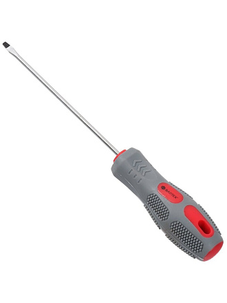 Отвертка плоская, Bartex, SL3, 3х100 мм, антискользящая двухкомпонентная, CrV сталь, K0029N