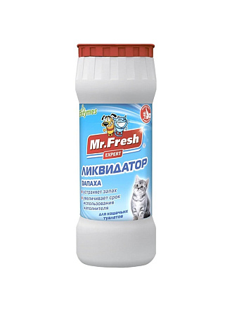 Средство для кошек, Mr.fresh, Expert Ликвидатор запаха 2 в 1, порошок, 500 г