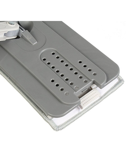 Набор для уборки ведро с отжимом, швабра микрофибра, серый, Марья Искусница, YYS-06