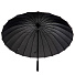 Зонт для женщин, механический, трость, 24 спицы, 65 см, полиэстер, черный/синий, Y822-051 - фото 4